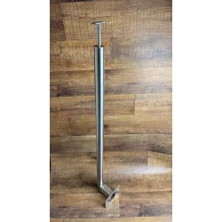 Rozsdamentes oszlop Egyedi távtatással 11 cm!