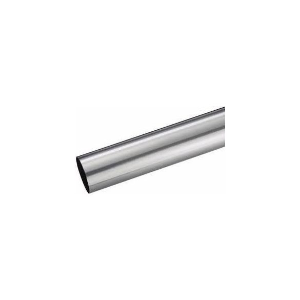 Edelstahlrohr ø 42,4x2 mm (gebürstet) 1 Meter Inox