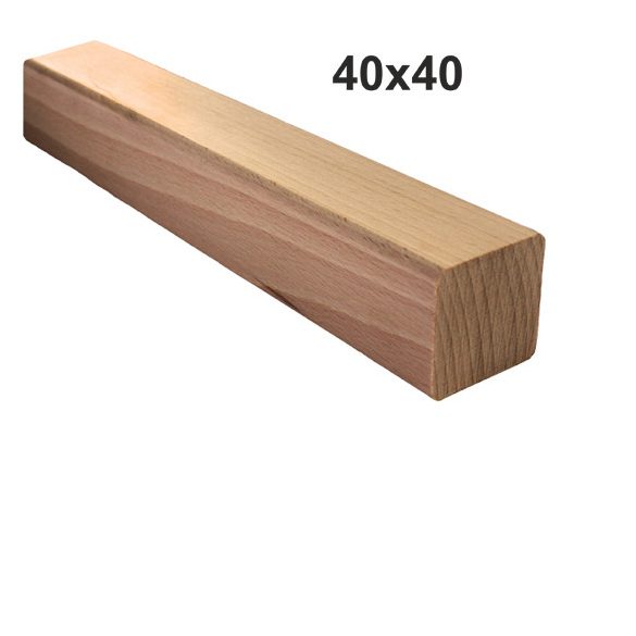 Holzhandlauf 40 x 40 mm Länge: 3000 mm