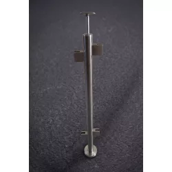 Glasgeländer Säule aus Edelstahl. Zwischensäule.