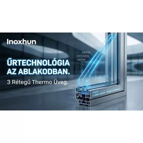 Thermo üveg Melegperemes Argon 900x2100mm